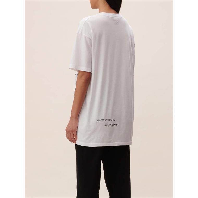 Lala Berlin T-shirt Irene Rockhand, Hvid